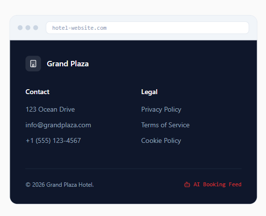 Footer Mockup